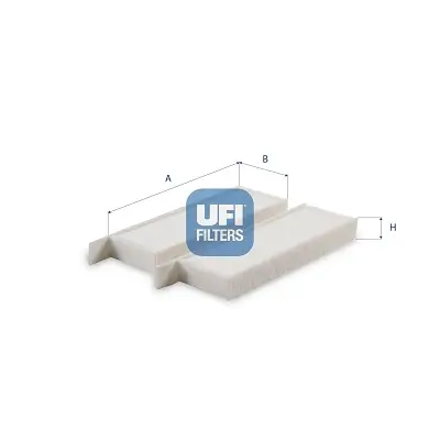 Filter, Innenraumluft UFI 53.587.00 Bild Filter, Innenraumluft UFI 53.587.00