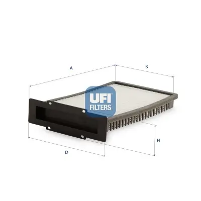 Filter, Innenraumluft UFI 53.621.00 Bild Filter, Innenraumluft UFI 53.621.00