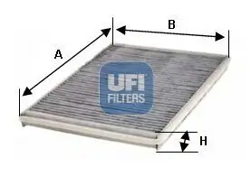 Filter, Innenraumluft UFI 54.116.00