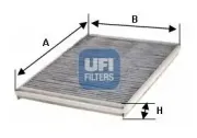 Filter, Innenraumluft UFI 54.116.00