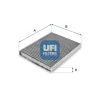 Filter, Innenraumluft UFI 54.103.00