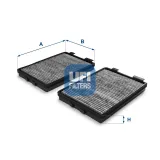 Filter, Innenraumluft UFI 54.108.00