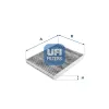 Filter, Innenraumluft UFI 54.109.00