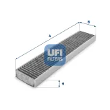 Filter, Innenraumluft UFI 54.119.00