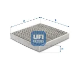 Filter, Innenraumluft UFI 54.122.00