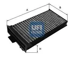 Filter, Innenraumluft UFI 54.125.00 Bild Filter, Innenraumluft UFI 54.125.00