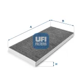 Filter, Innenraumluft UFI 54.128.00