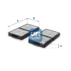 Filter, Innenraumluft UFI 54.129.00