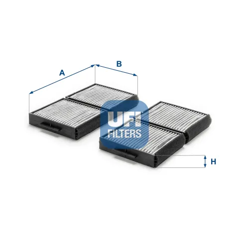 Filter, Innenraumluft UFI 54.129.00 Bild Filter, Innenraumluft UFI 54.129.00