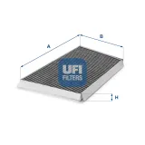 Filter, Innenraumluft UFI 54.131.00