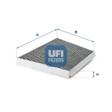 Filter, Innenraumluft UFI 54.133.00