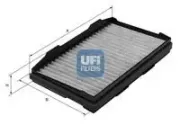 Filter, Innenraumluft UFI 54.139.00