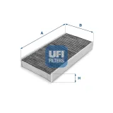 Filter, Innenraumluft UFI 54.142.00