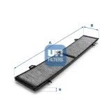 Filter, Innenraumluft UFI 54.154.00