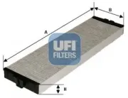 Filter, Innenraumluft UFI 54.157.00