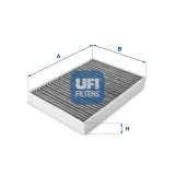 Filter, Innenraumluft UFI 54.159.00