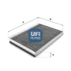 Filter, Innenraumluft UFI 54.161.00