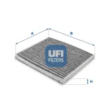 Filter, Innenraumluft UFI 54.162.00