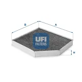 Filter, Innenraumluft UFI 54.168.00