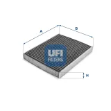 Filter, Innenraumluft UFI 54.170.00