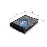 Filter, Innenraumluft UFI 54.201.00