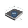 Filter, Innenraumluft UFI 54.218.00