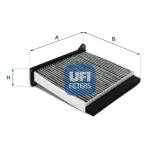 Filter, Innenraumluft UFI 54.220.00
