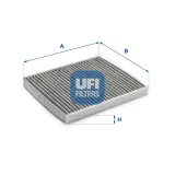 Filter, Innenraumluft UFI 54.221.00