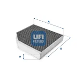 Filter, Innenraumluft UFI 54.222.00