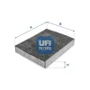 Filter, Innenraumluft UFI 54.234.00