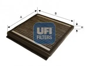 Filter, Innenraumluft UFI 54.235.00