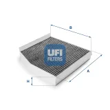 Filter, Innenraumluft UFI 54.236.00