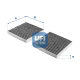 Filter, Innenraumluft UFI 54.241.00