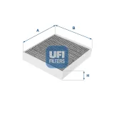 Filter, Innenraumluft UFI 54.244.00