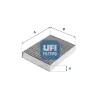 Filter, Innenraumluft UFI 54.245.00