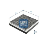 Filter, Innenraumluft UFI 54.247.00