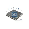 Filter, Innenraumluft UFI 54.253.00
