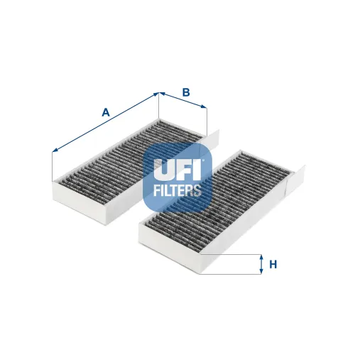 Filter, Innenraumluft UFI 54.254.00 Bild Filter, Innenraumluft UFI 54.254.00