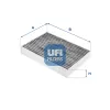 Filter, Innenraumluft UFI 54.257.00