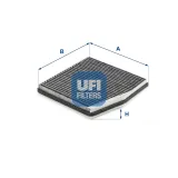 Filter, Innenraumluft UFI 54.262.00