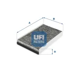 Filter, Innenraumluft UFI 54.267.00