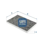Filter, Innenraumluft UFI 54.268.00