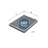 Filter, Innenraumluft UFI 54.272.00