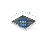 Filter, Innenraumluft UFI 54.274.00