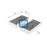 Filter, Innenraumluft UFI 54.279.00