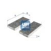 Filter, Innenraumluft UFI 54.287.00