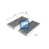 Filter, Innenraumluft UFI 54.287.00