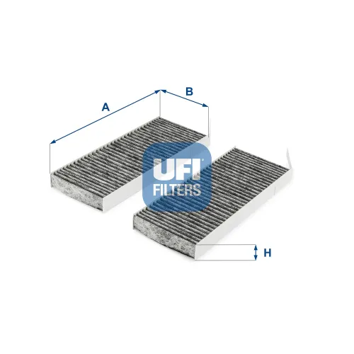 Filter, Innenraumluft UFI 54.287.00 Bild Filter, Innenraumluft UFI 54.287.00