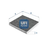 Filter, Innenraumluft UFI 54.288.00