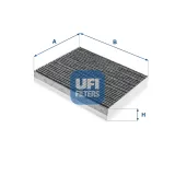 Filter, Innenraumluft UFI 54.289.00